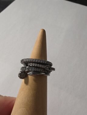 BP_ " Heard The Doubt, Kept Going" 4 Stackable Ring Set  Sixe 5